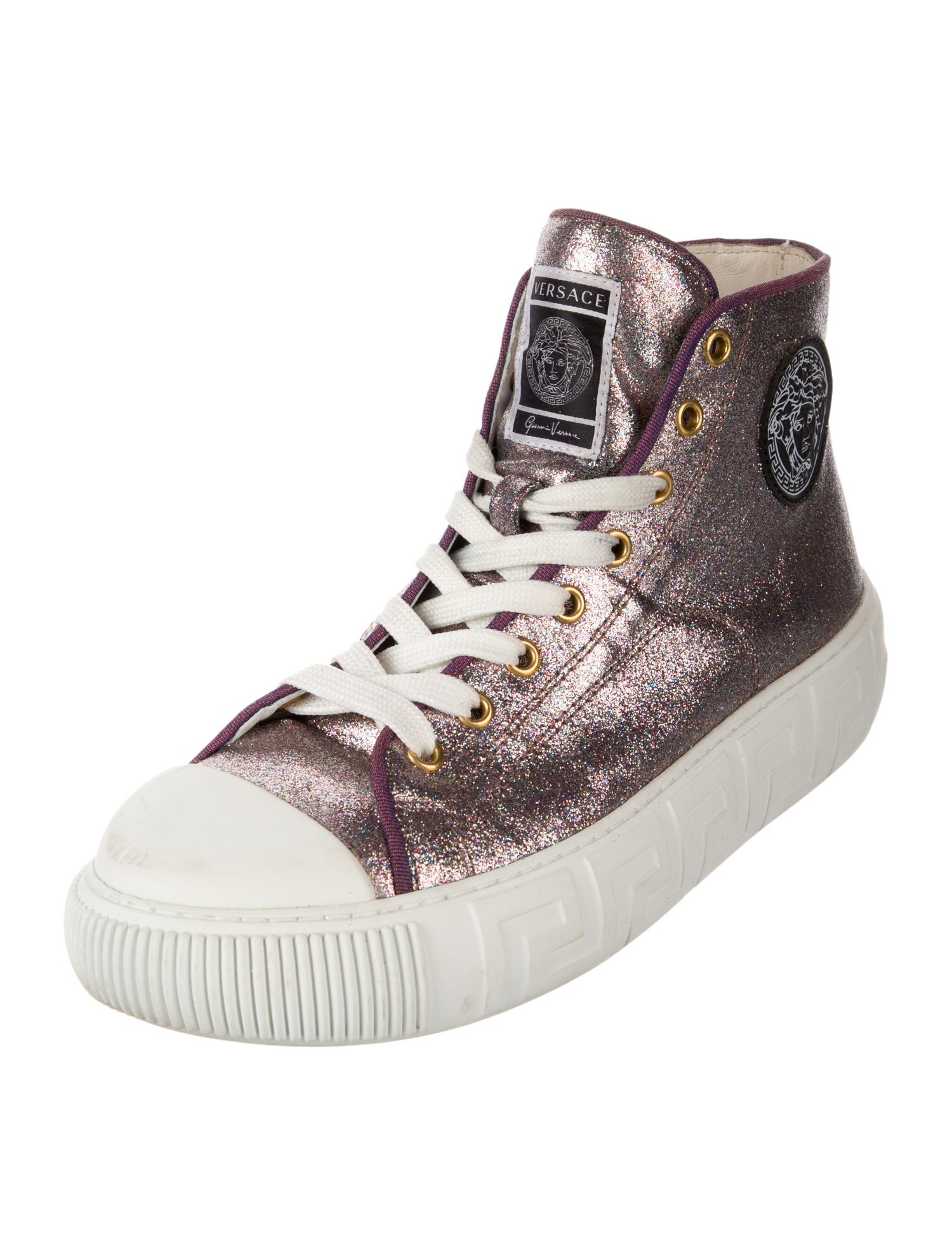 Versace Glitter Sneakers