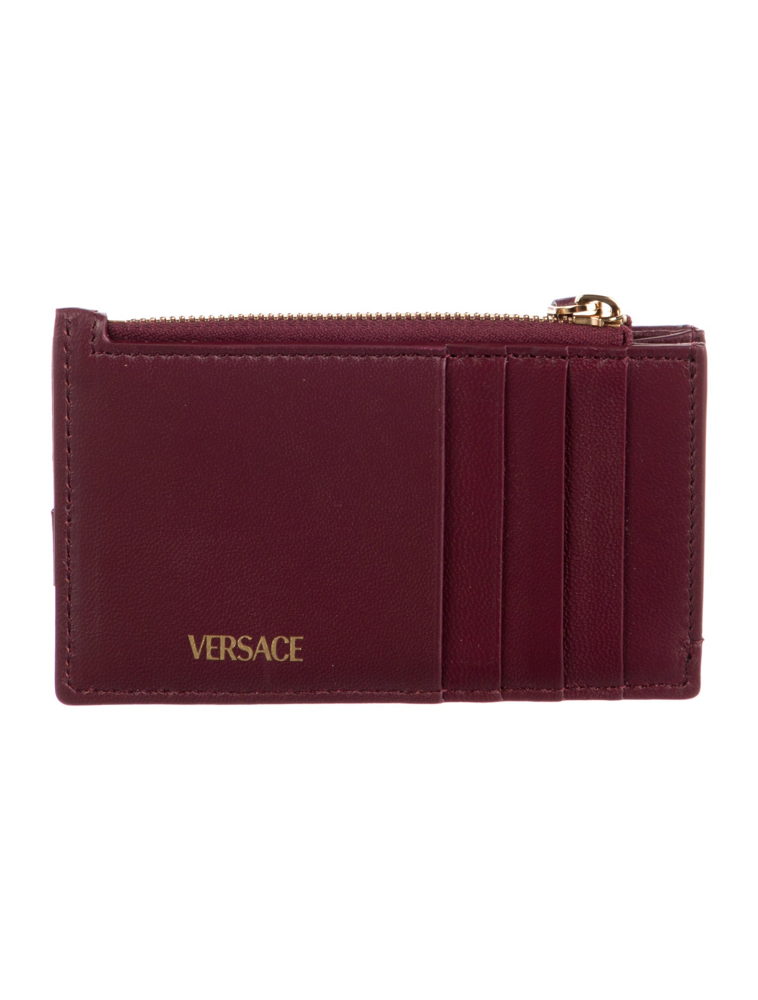 Versace Medusa Insignia Leather Wallet