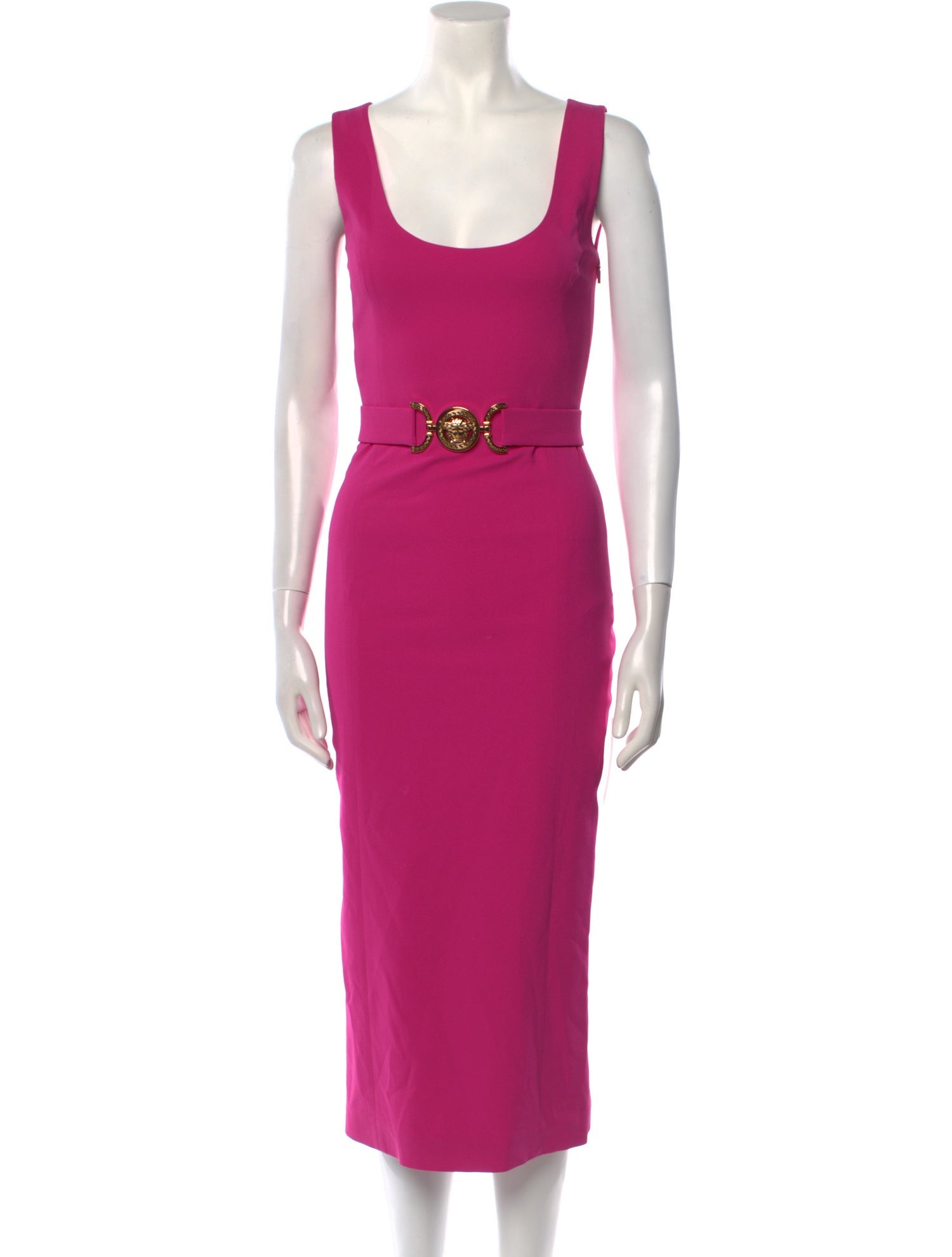 Versace Scoop Neck Long Dress w/ Tags