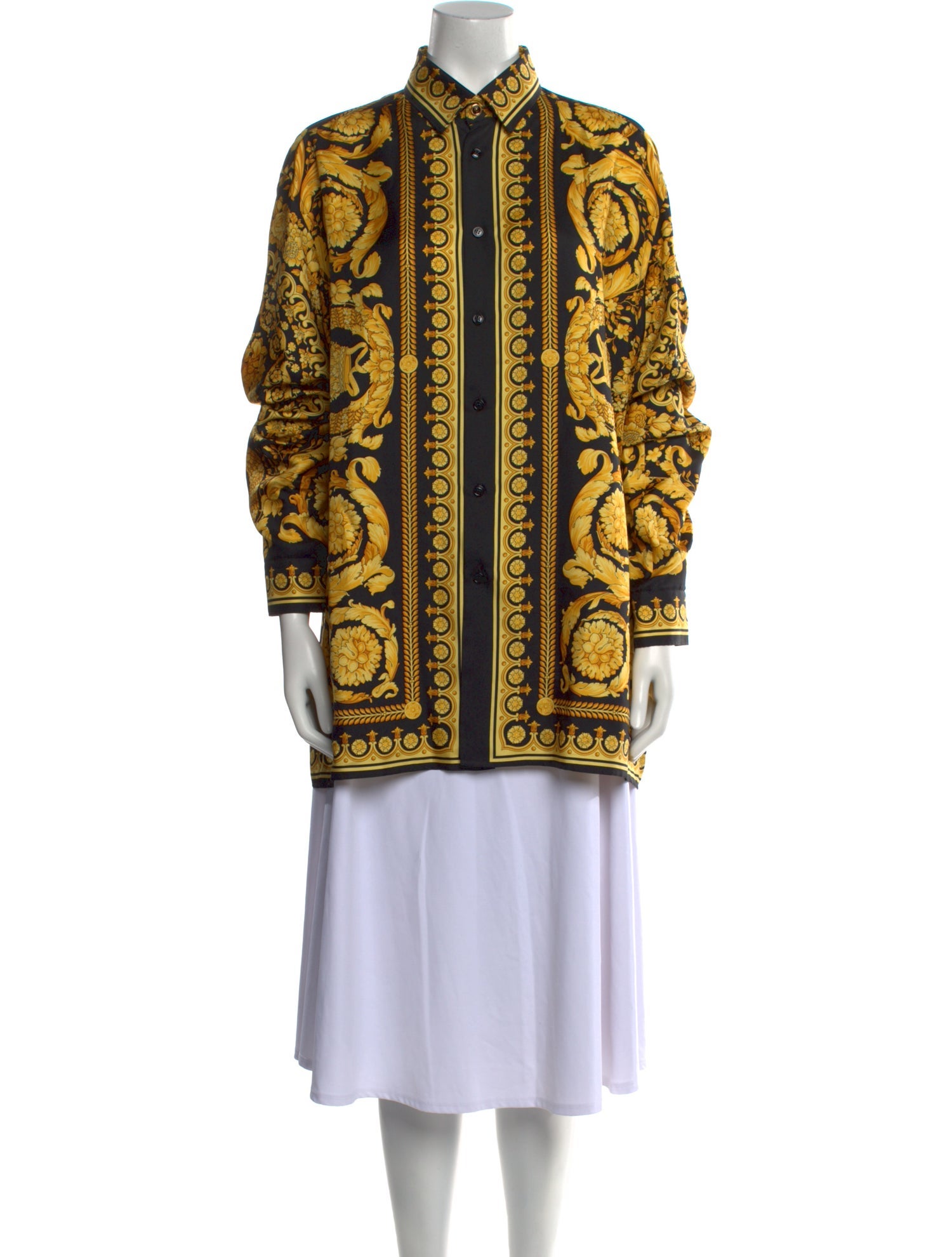 Versace Silk Printed Tunic