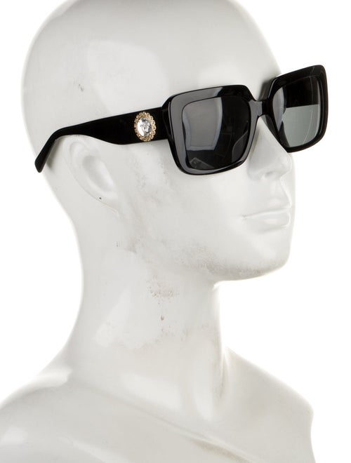 Versace Medusa Insignia Square Sunglasses