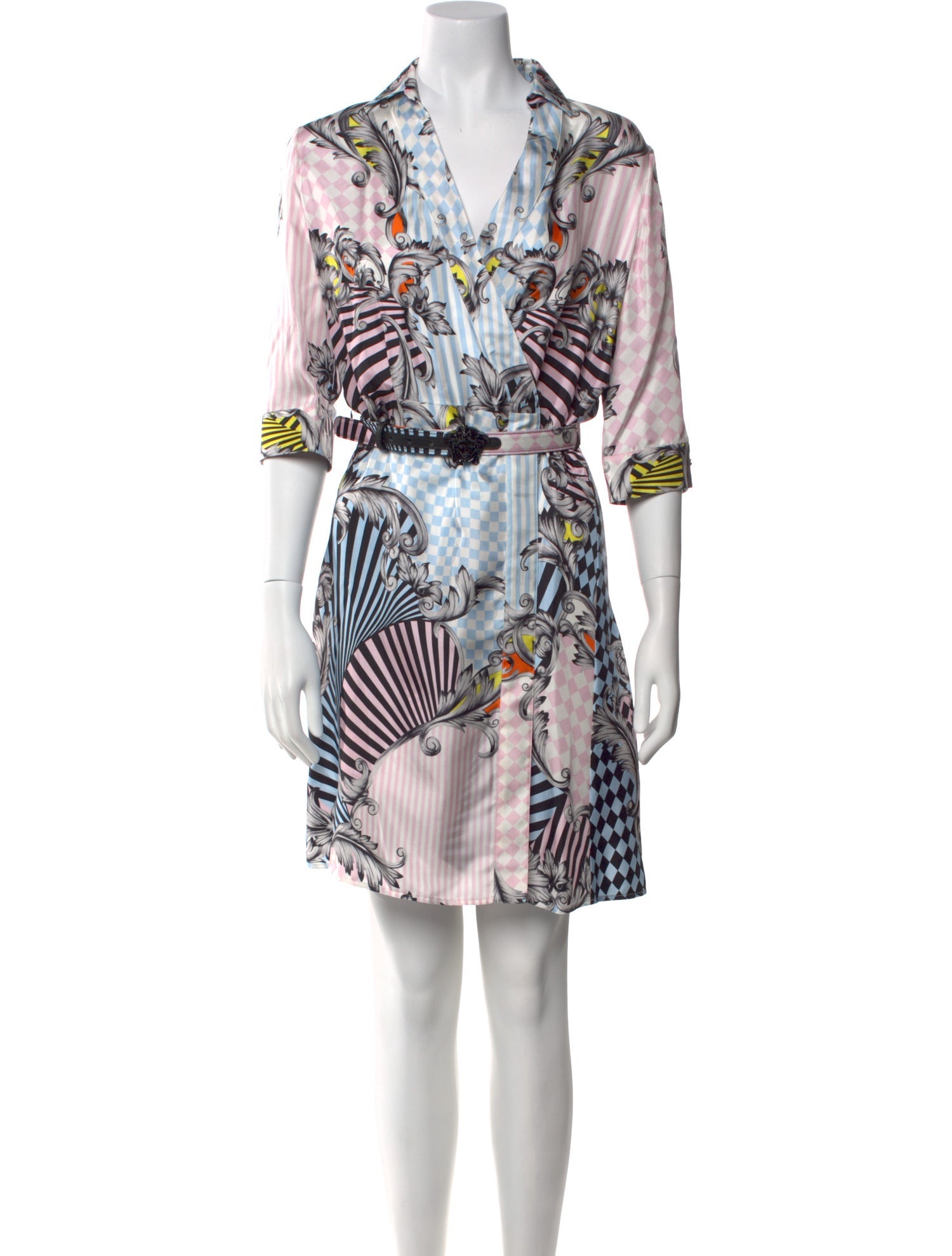 Versace Silk Mini Dress w/ Tags