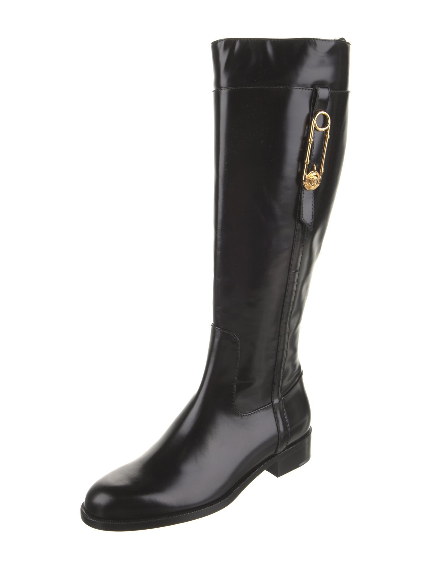 Versace Leather Boots w/ Tags