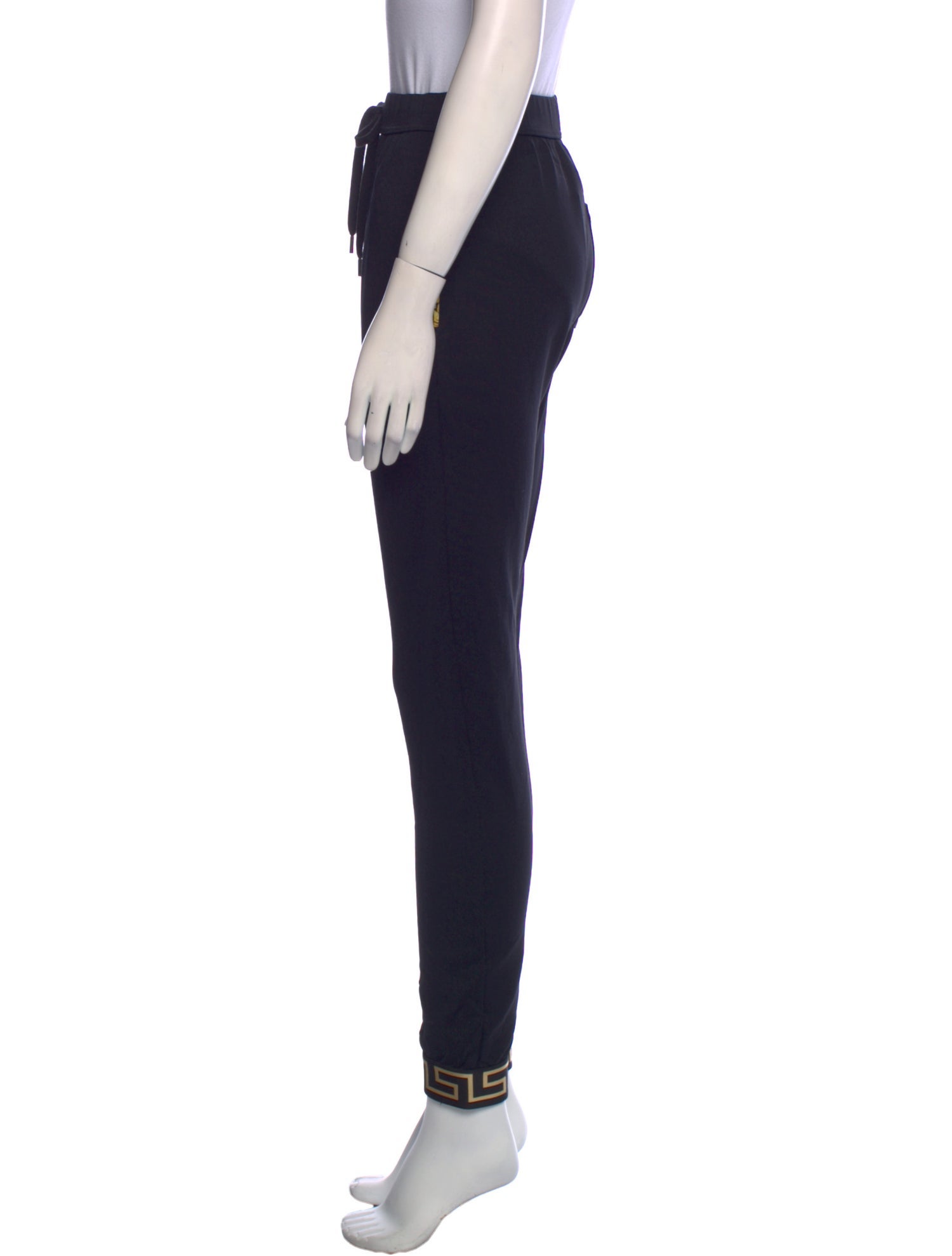 Versace Nylon Skinny Leg Pants