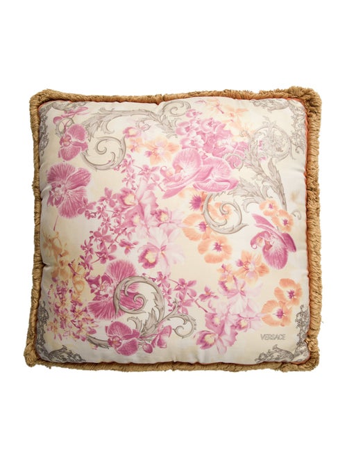 Versace Silk Throw Pillow