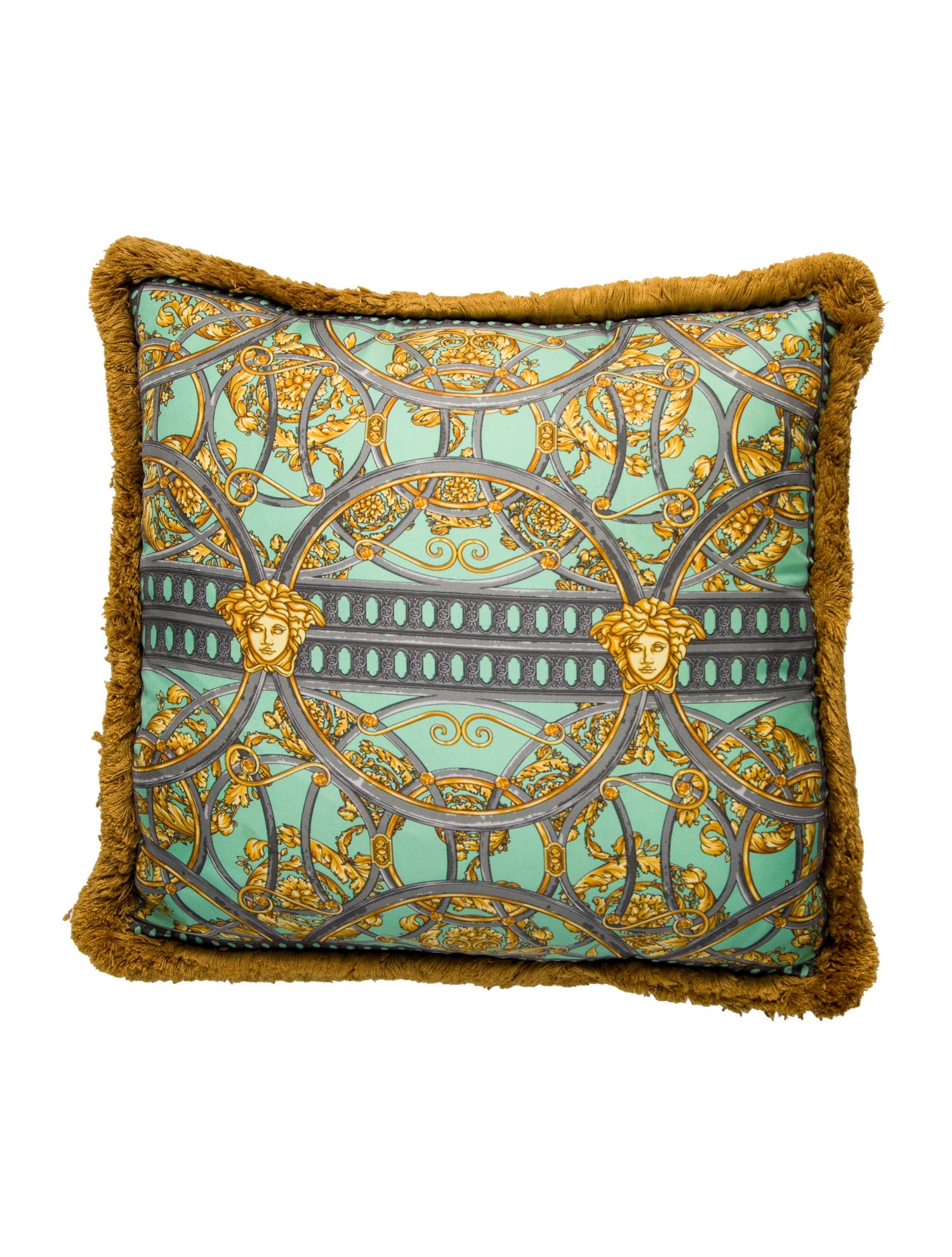 Versace Silk Throw Pillow