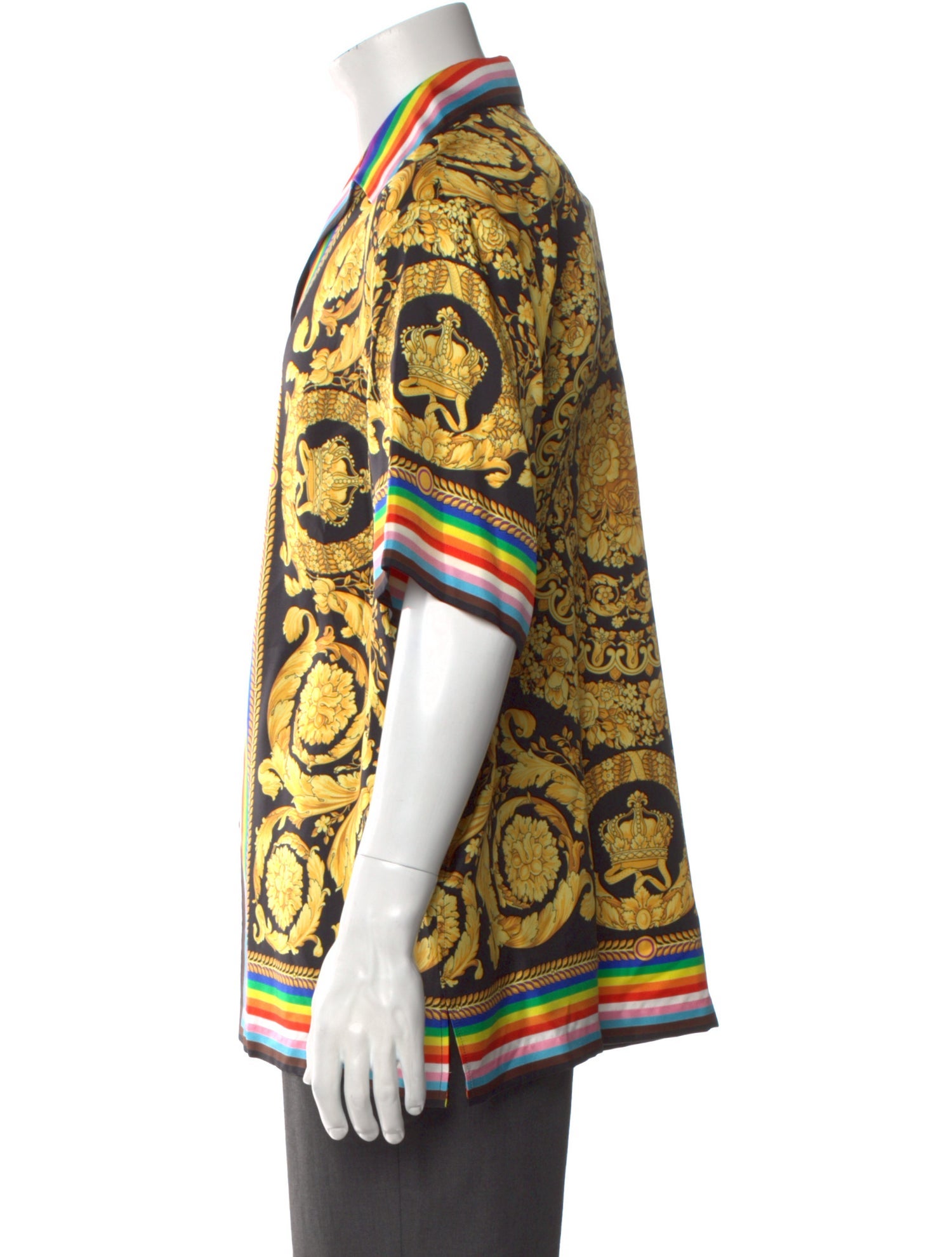 Versace Silk Printed Shirt