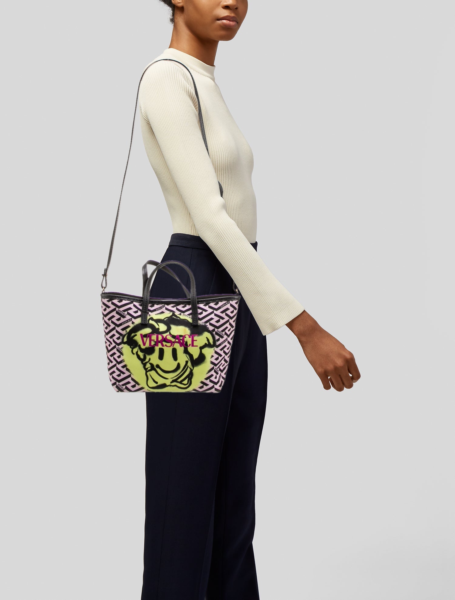 Versace Nylon Tote