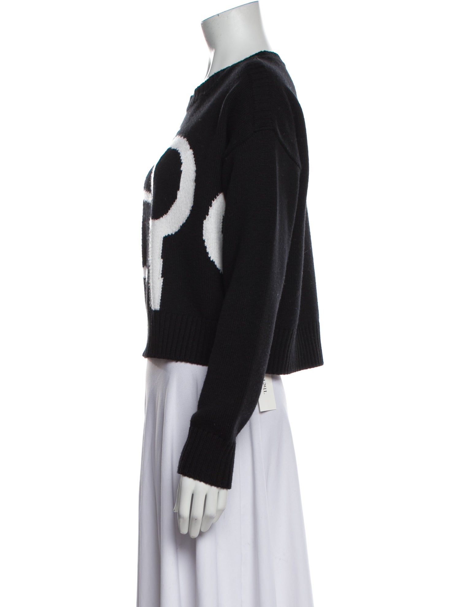 Versace Wool Graphic Print Sweater