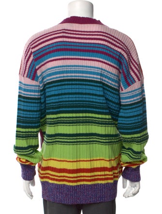 Versace Printed Crew Neck Pullover