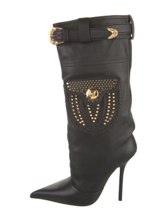 Versace Leather Boots