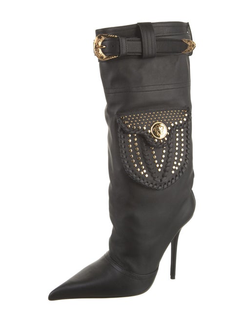 Versace Leather Boots