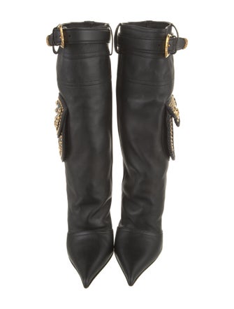 Versace Leather Boots