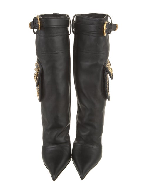 Versace Leather Boots