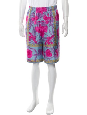 Versace Silk Athletic Shorts