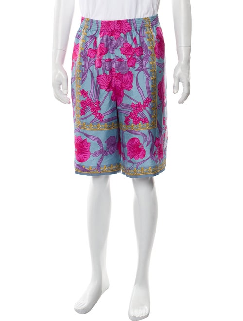 Versace Silk Athletic Shorts