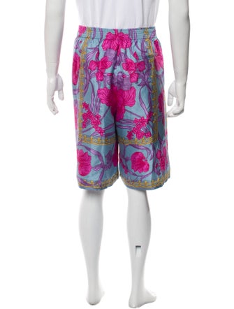 Versace Silk Athletic Shorts