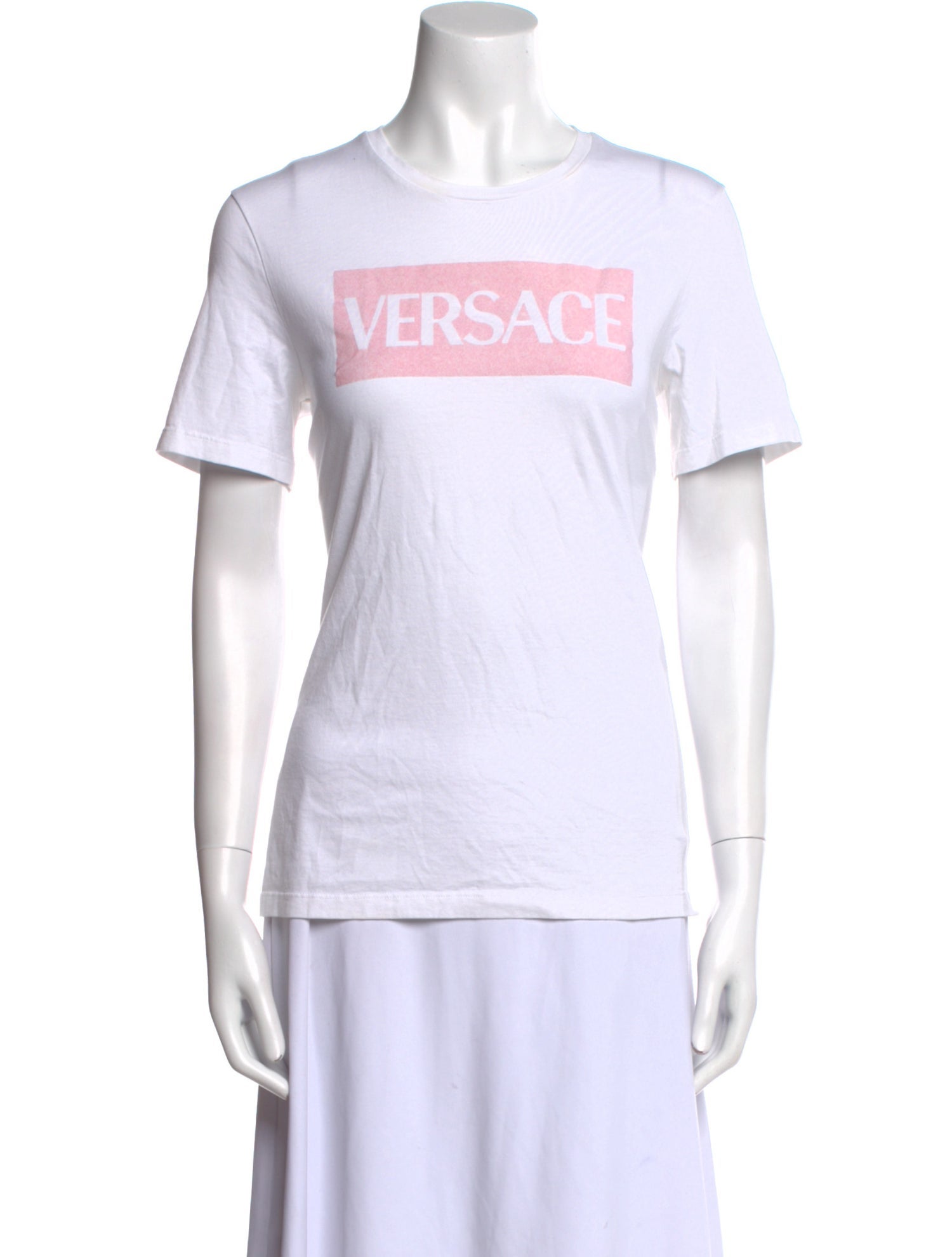 Versace Graphic Print Crew Neck T-Shirt