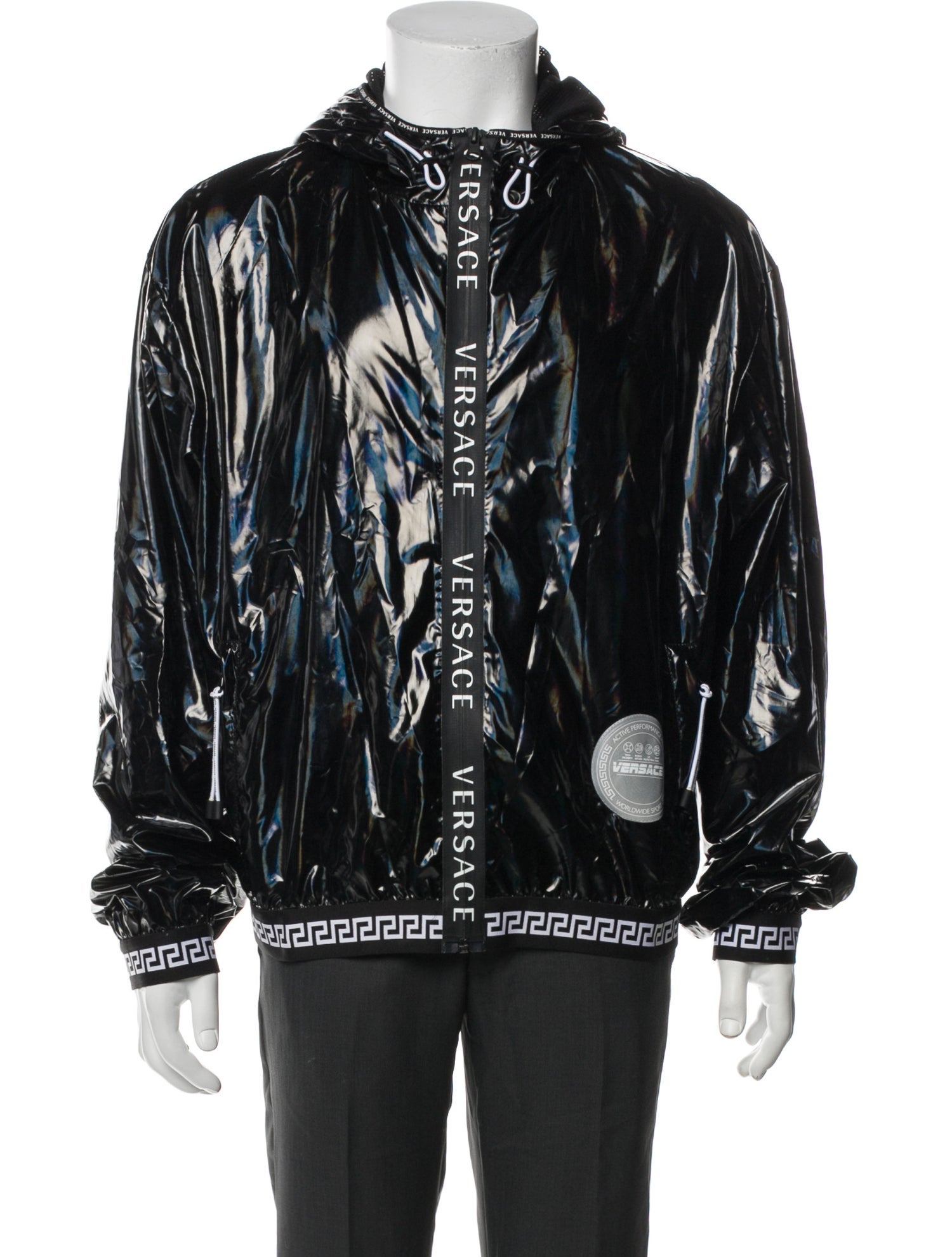 Versace Graphic Print Windbreaker