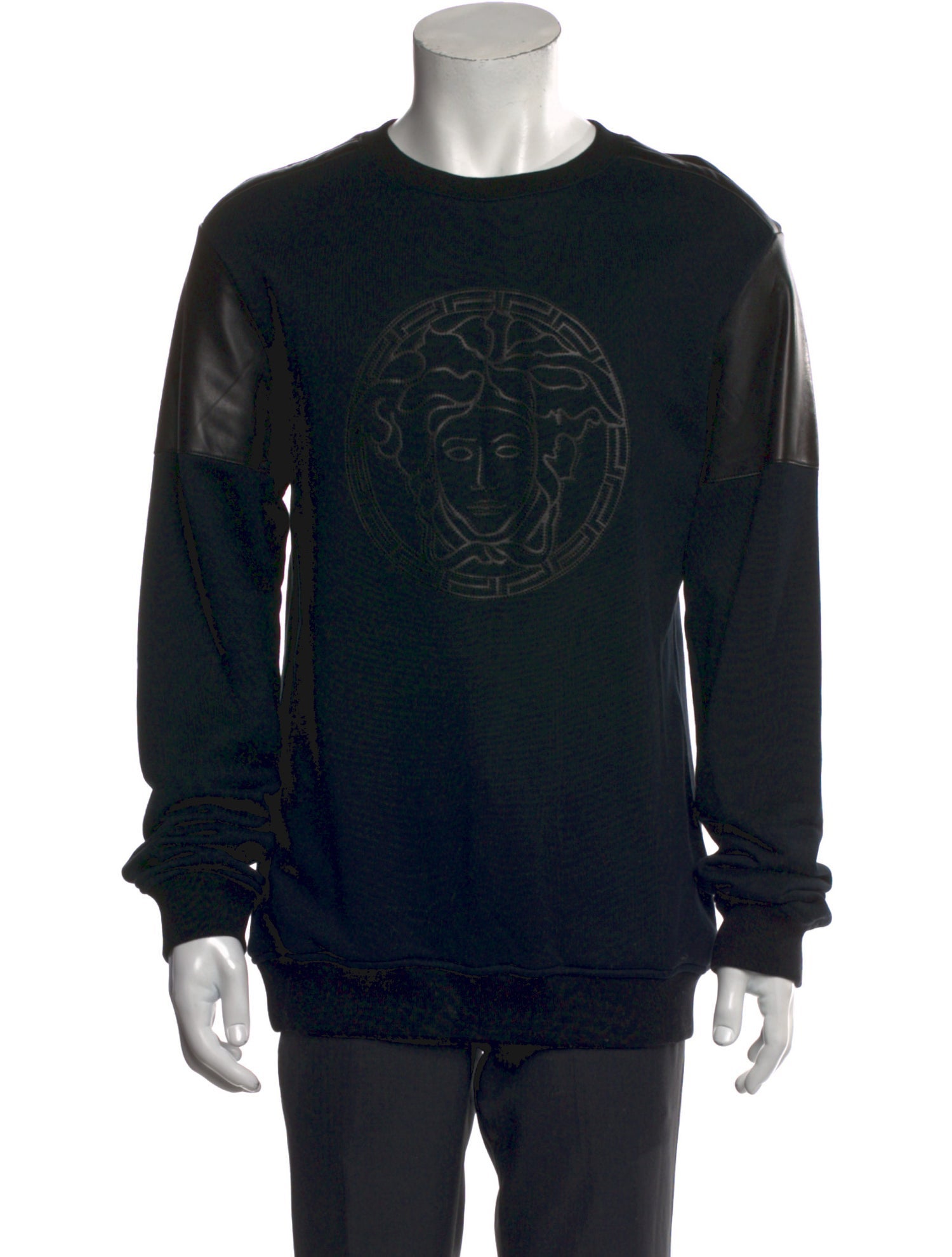Versace Medusa Insignia Crew Neck Sweatshirt