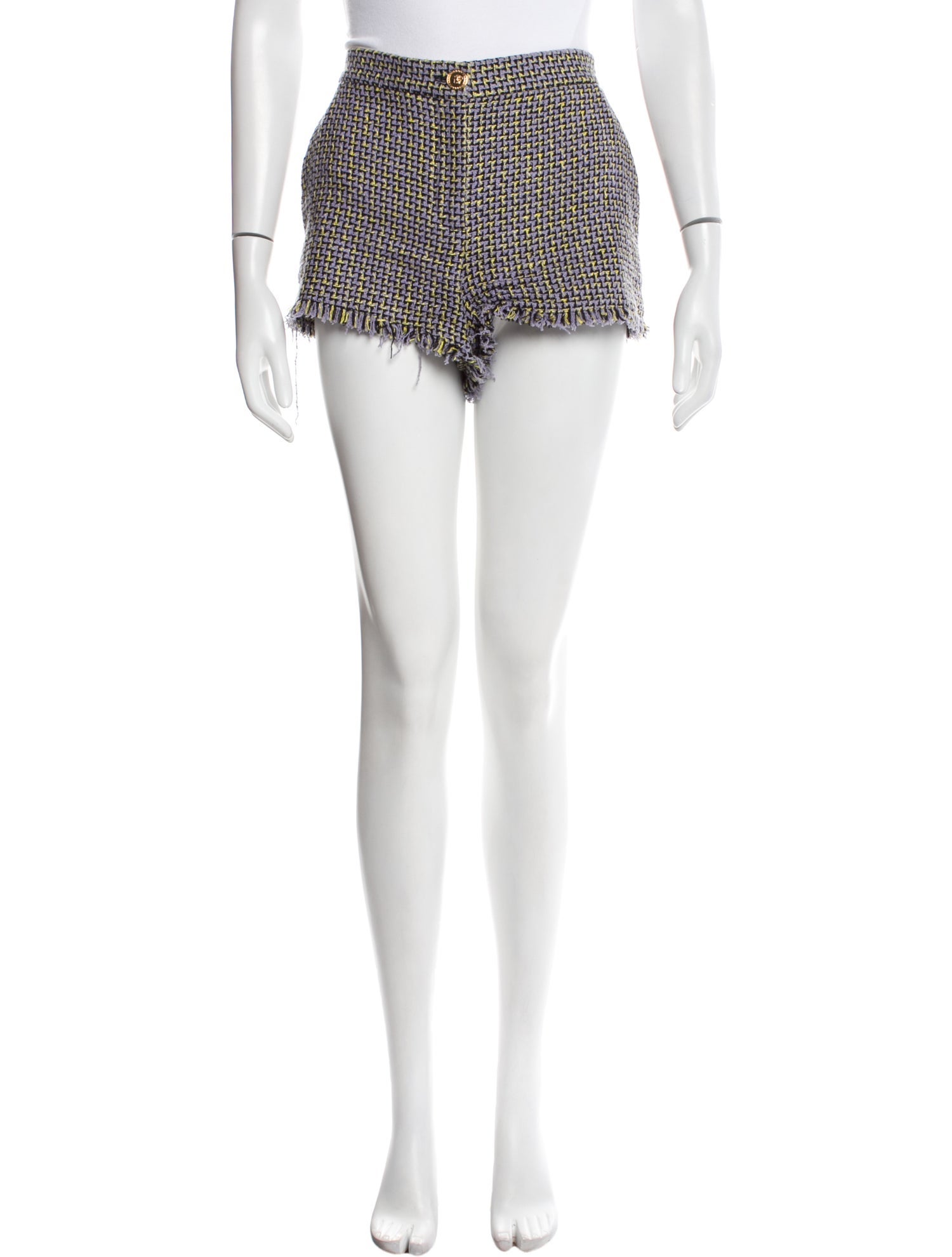 Versace Printed Mini Shorts