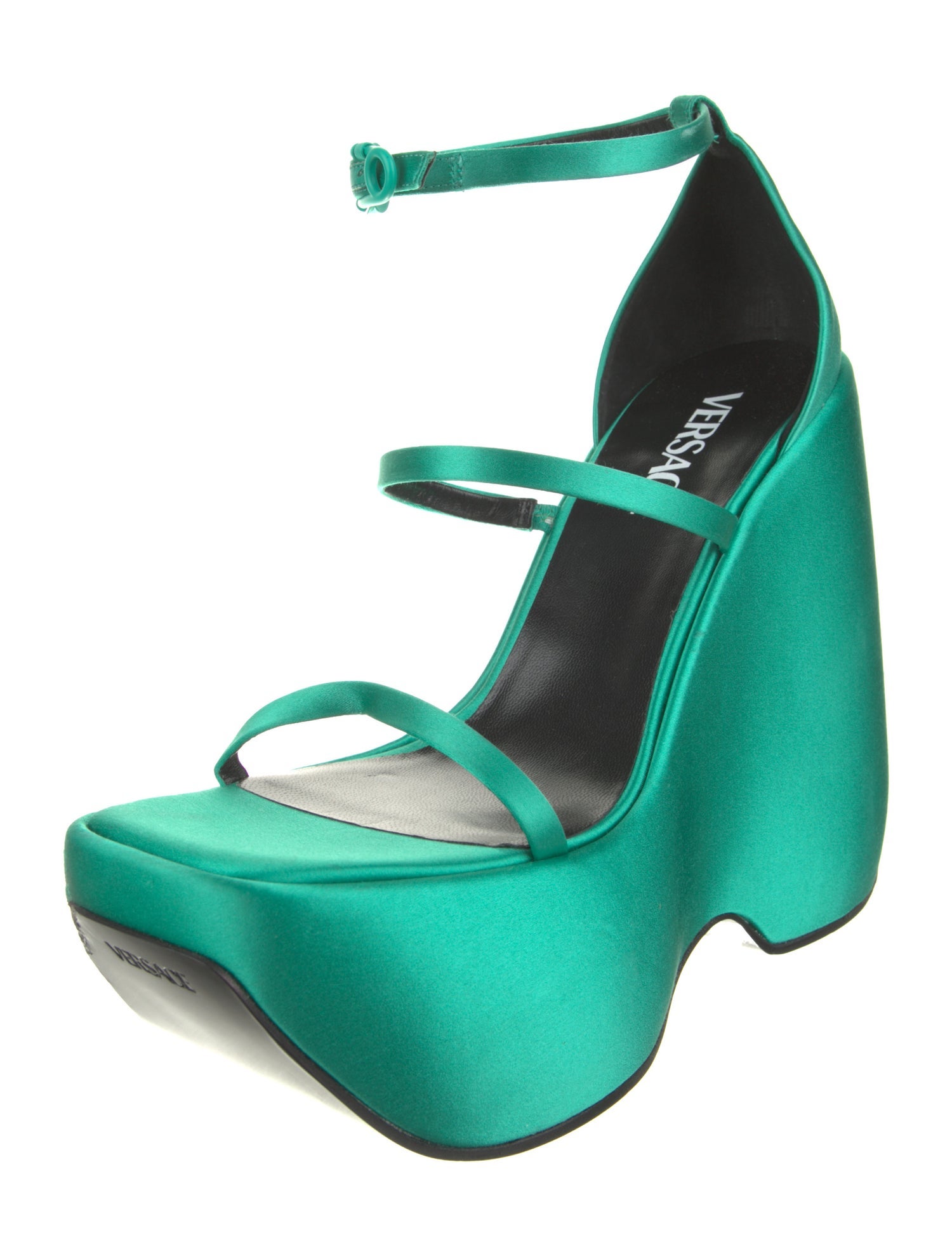 Versace Satin Sandals