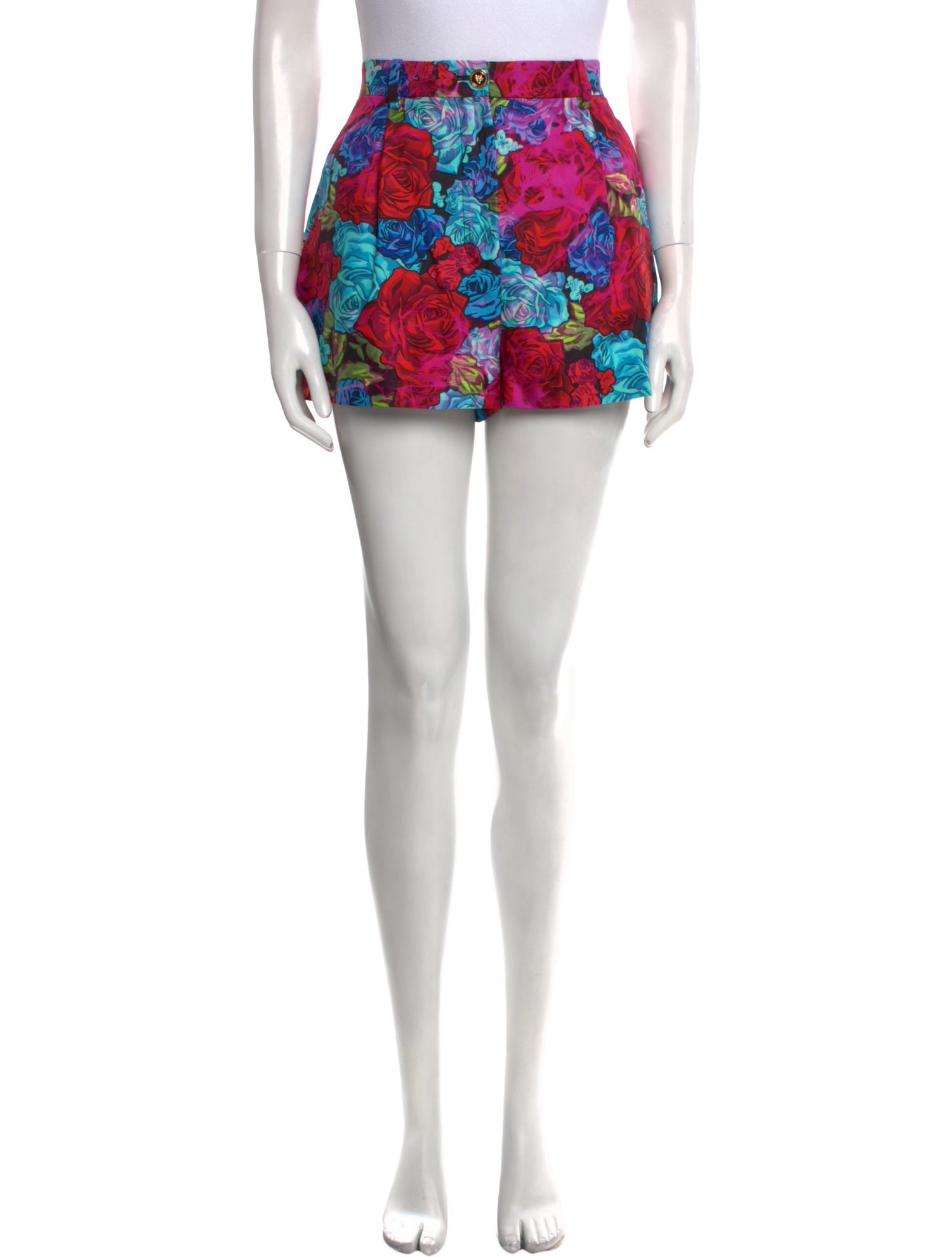 Versace Silk Mini Shorts