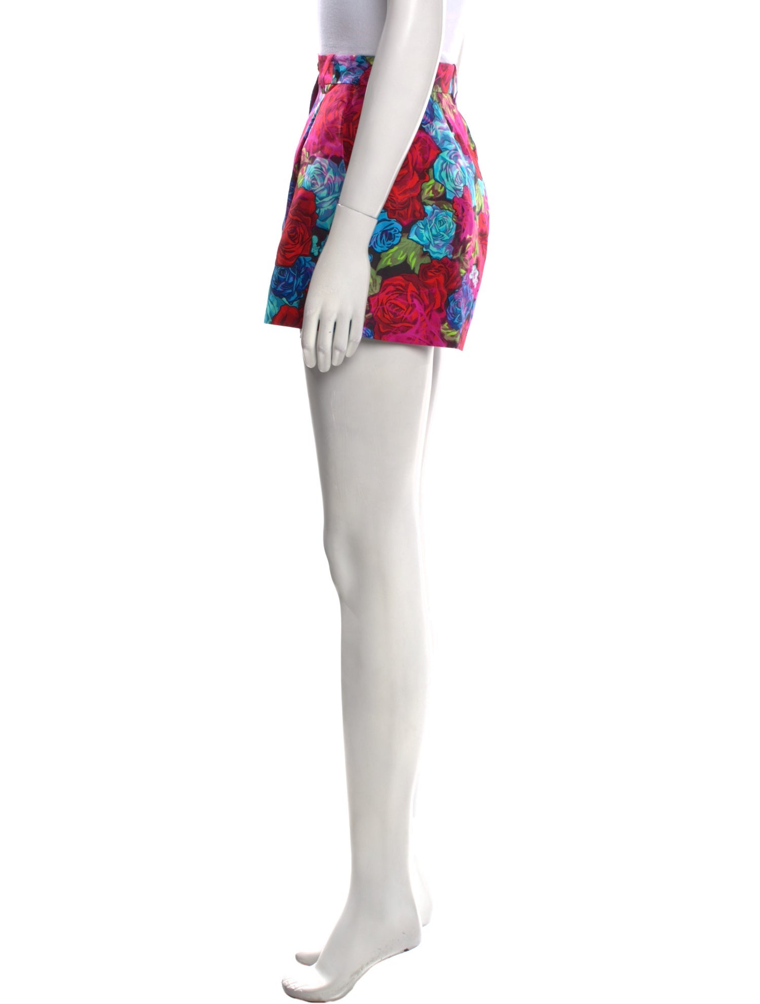 Versace Silk Mini Shorts