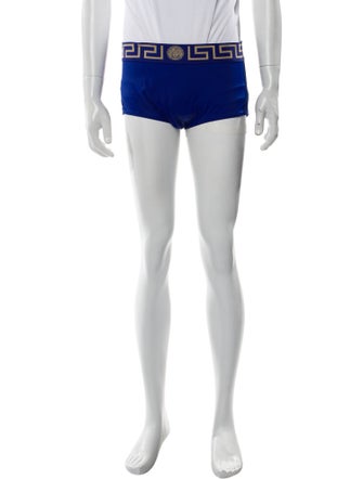 Versace Graphic Print Swim Briefs
