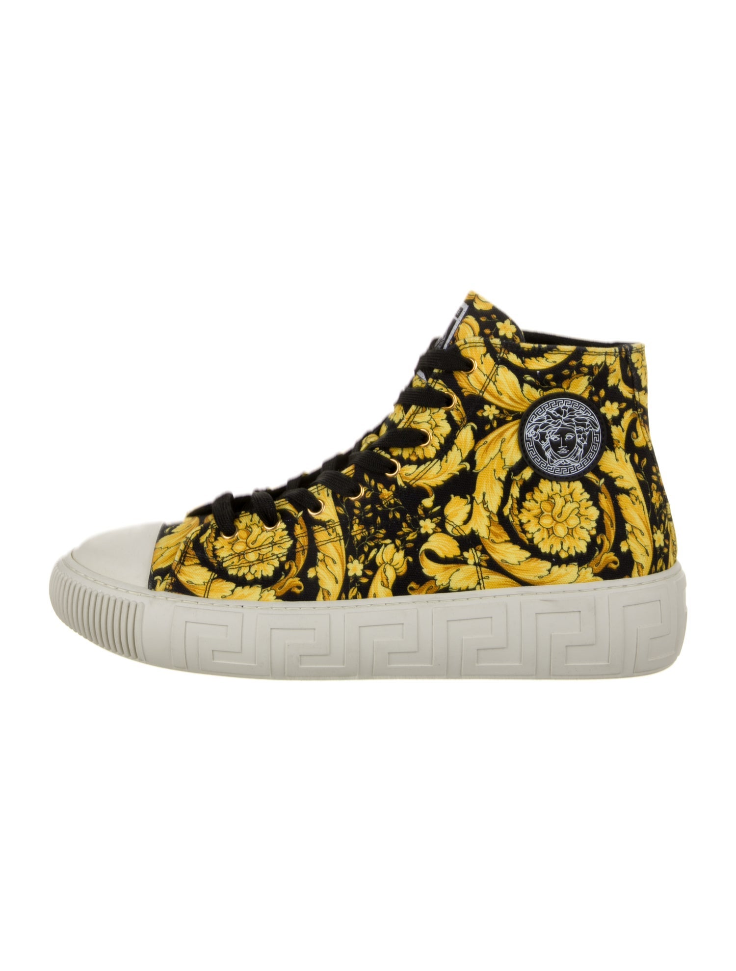 Versace Canvas Printed Sneakers