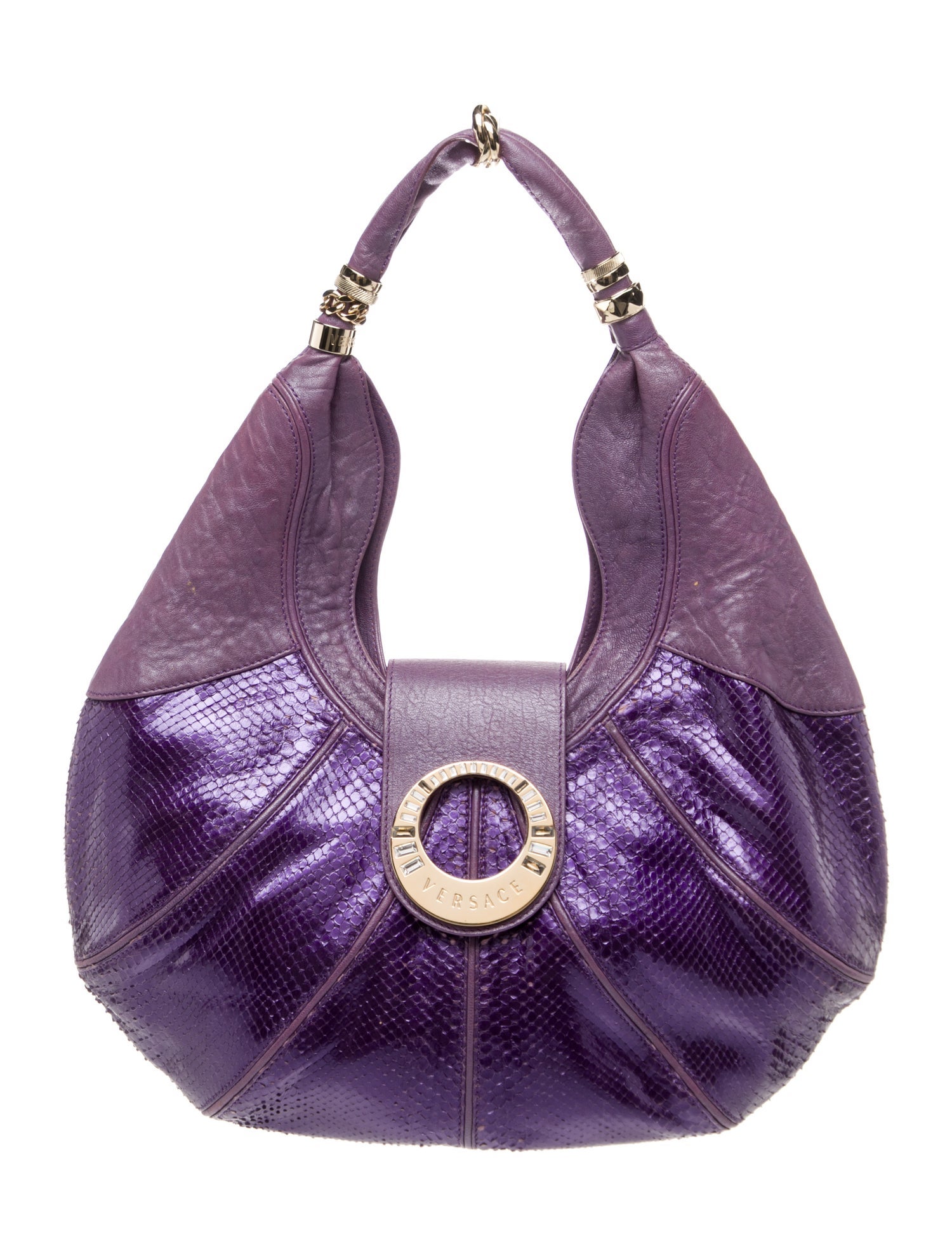 Versace Snakeskin Hobo