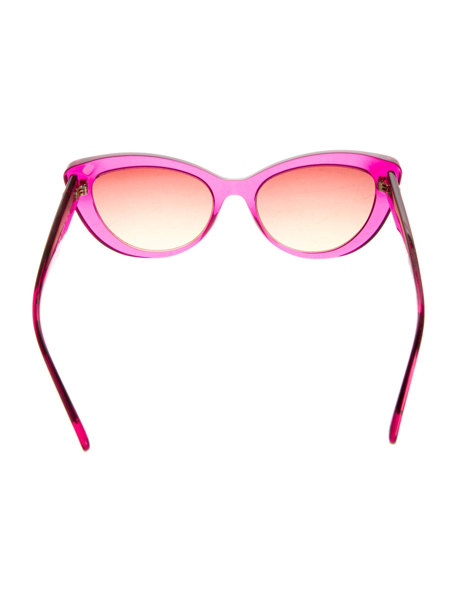 Versace Cat-Eye Tinted Sunglasses