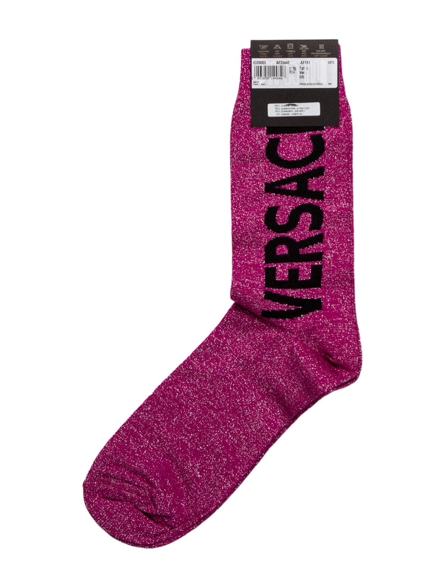 Versace Logo Socks w/Tags