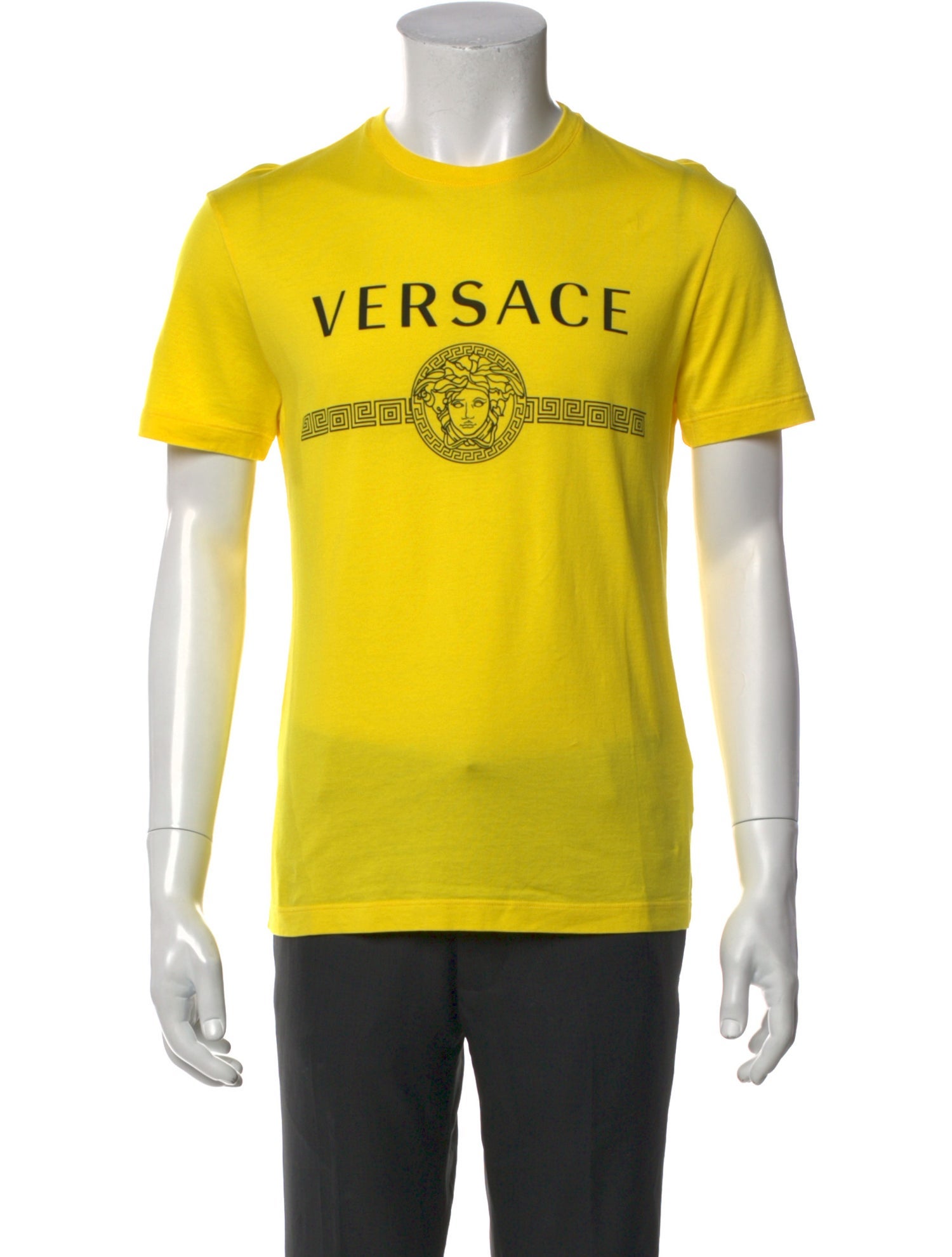 Versace Graphic Print Crew Neck T-Shirt