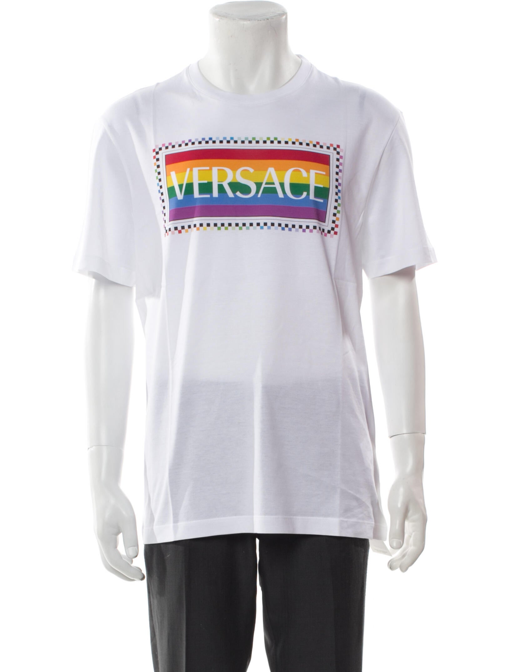 Versace Graphic Print Crew Neck T-Shirt w/ Tags