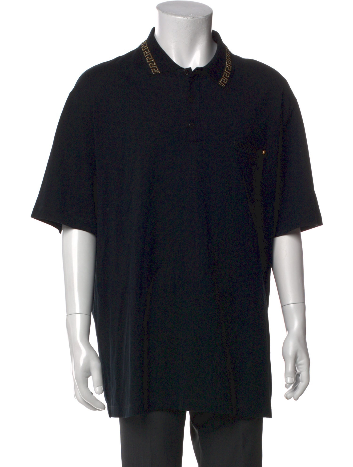 Versace Collar Short Sleeve Polo Shirt