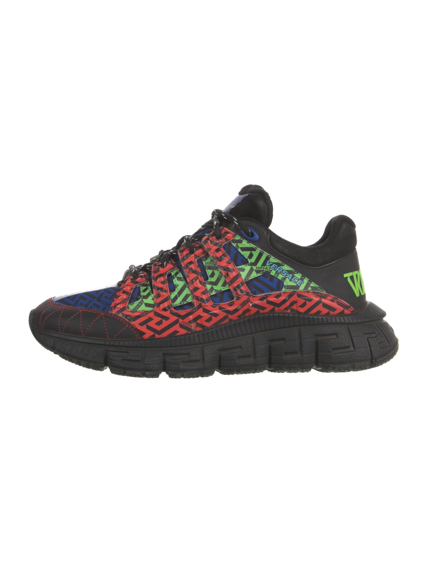 Versace Nylon Printed Athletic Sneakers