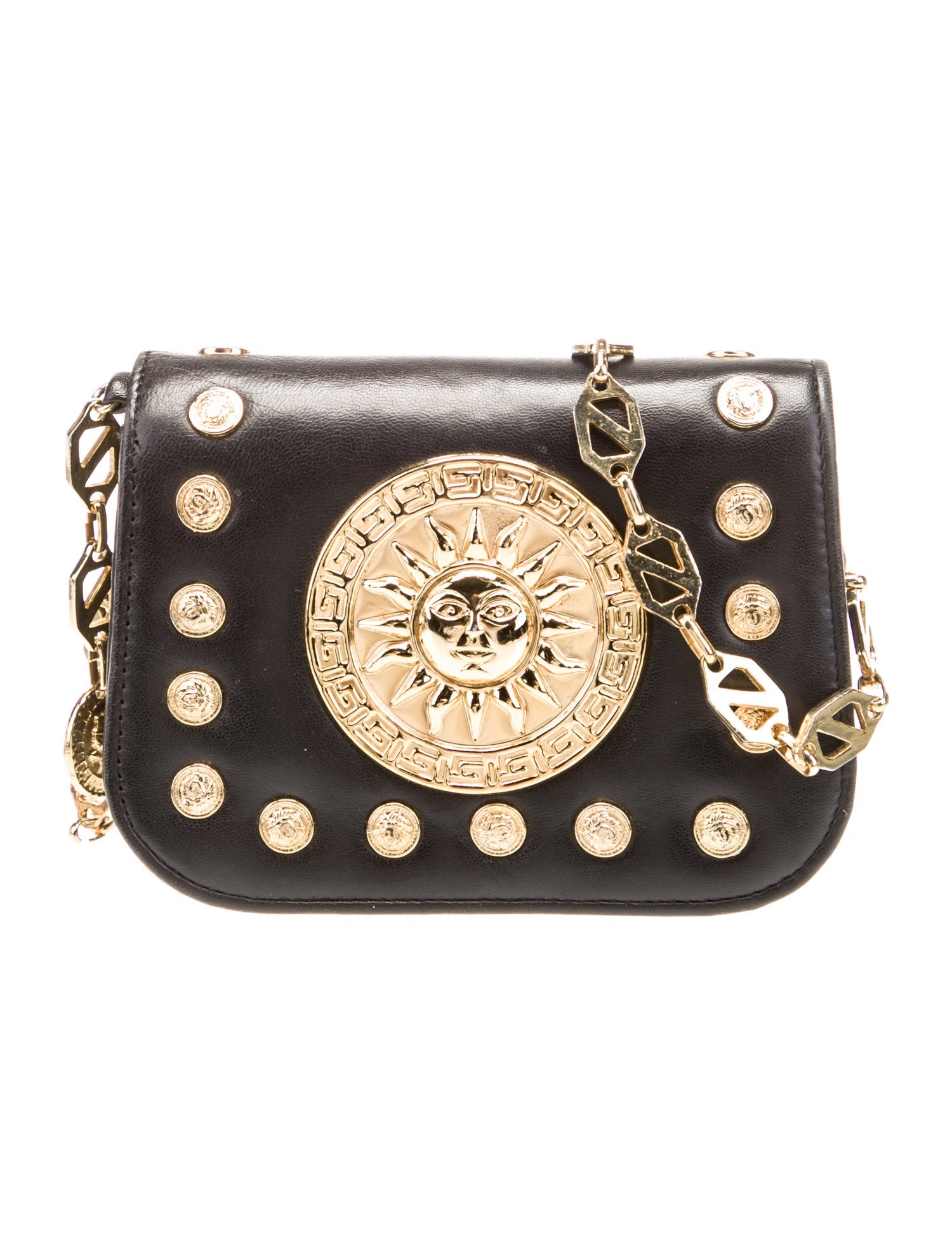 Versace Leather Shoulder Bag