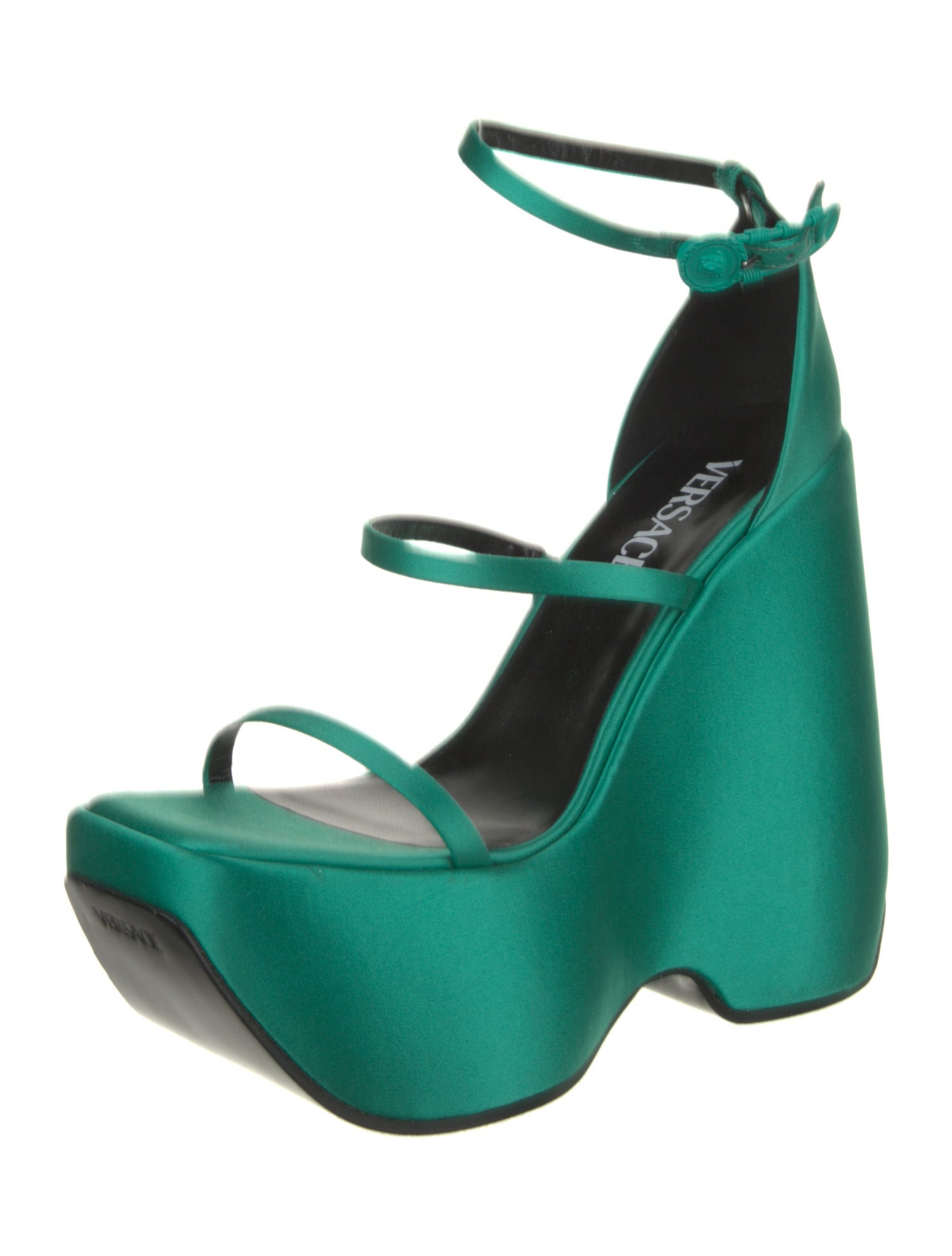 Versace Satin Sandals