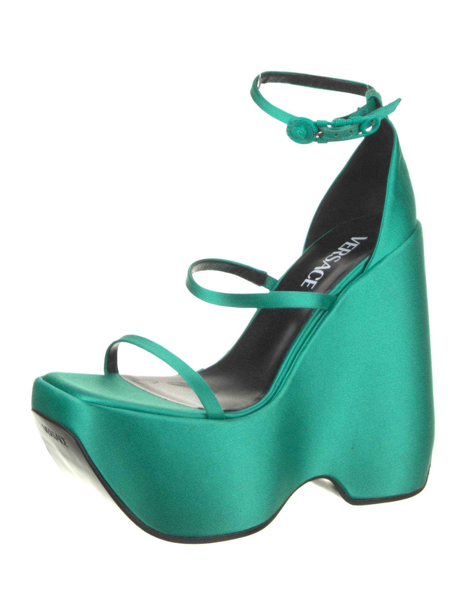 Versace Satin Sandals