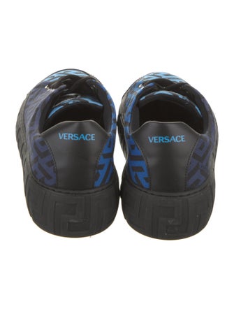 Versace Canvas Printed Sneakers