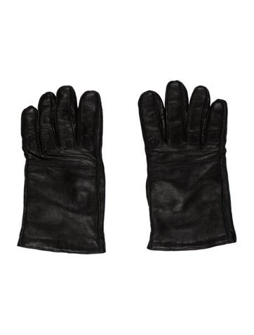 Gianni Versace Gloves & Mittens Leather Printed Winter