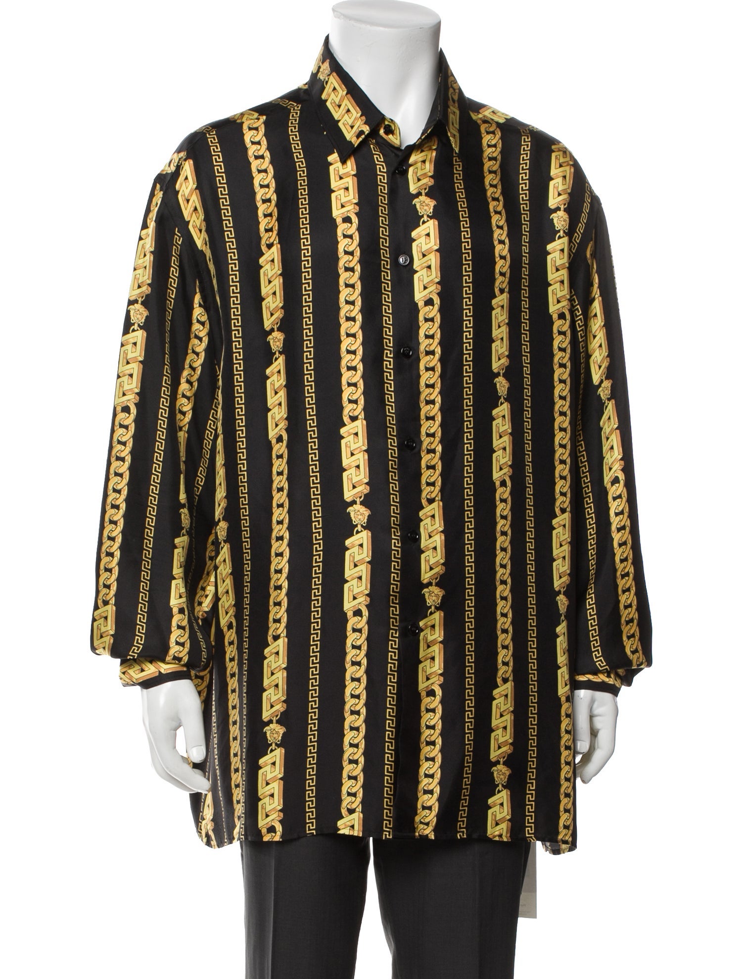Versace Silk Printed Shirt