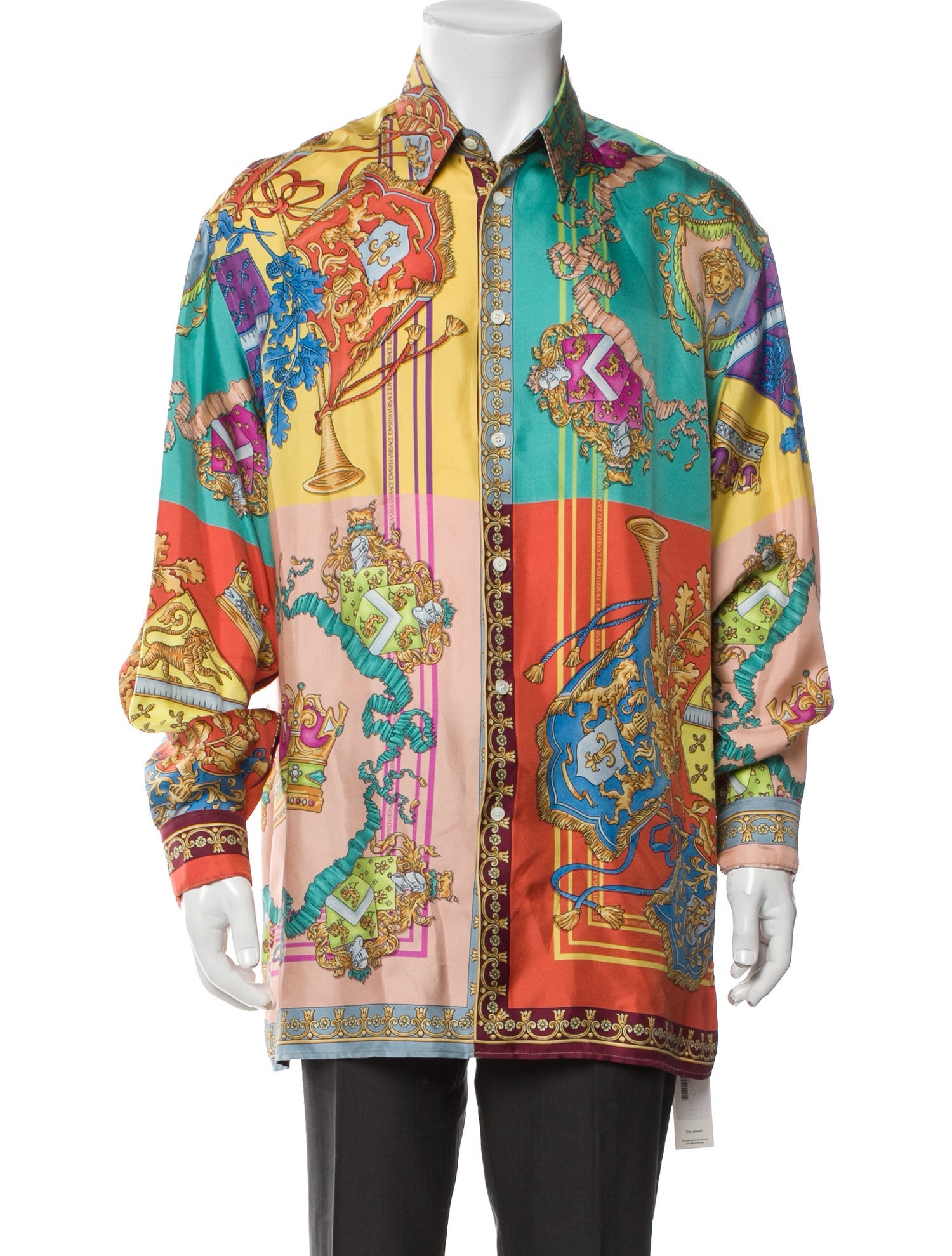 Versace Silk Printed Shirt