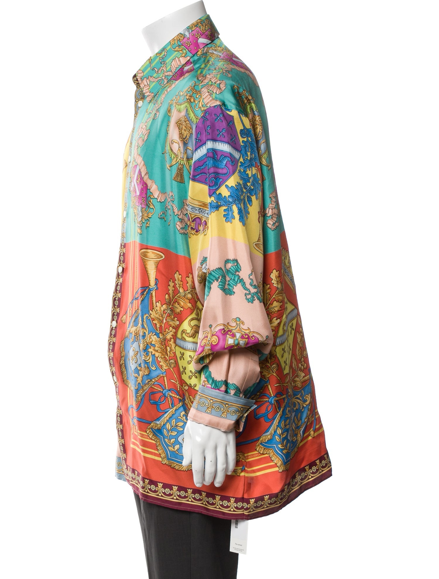 Versace Silk Printed Shirt