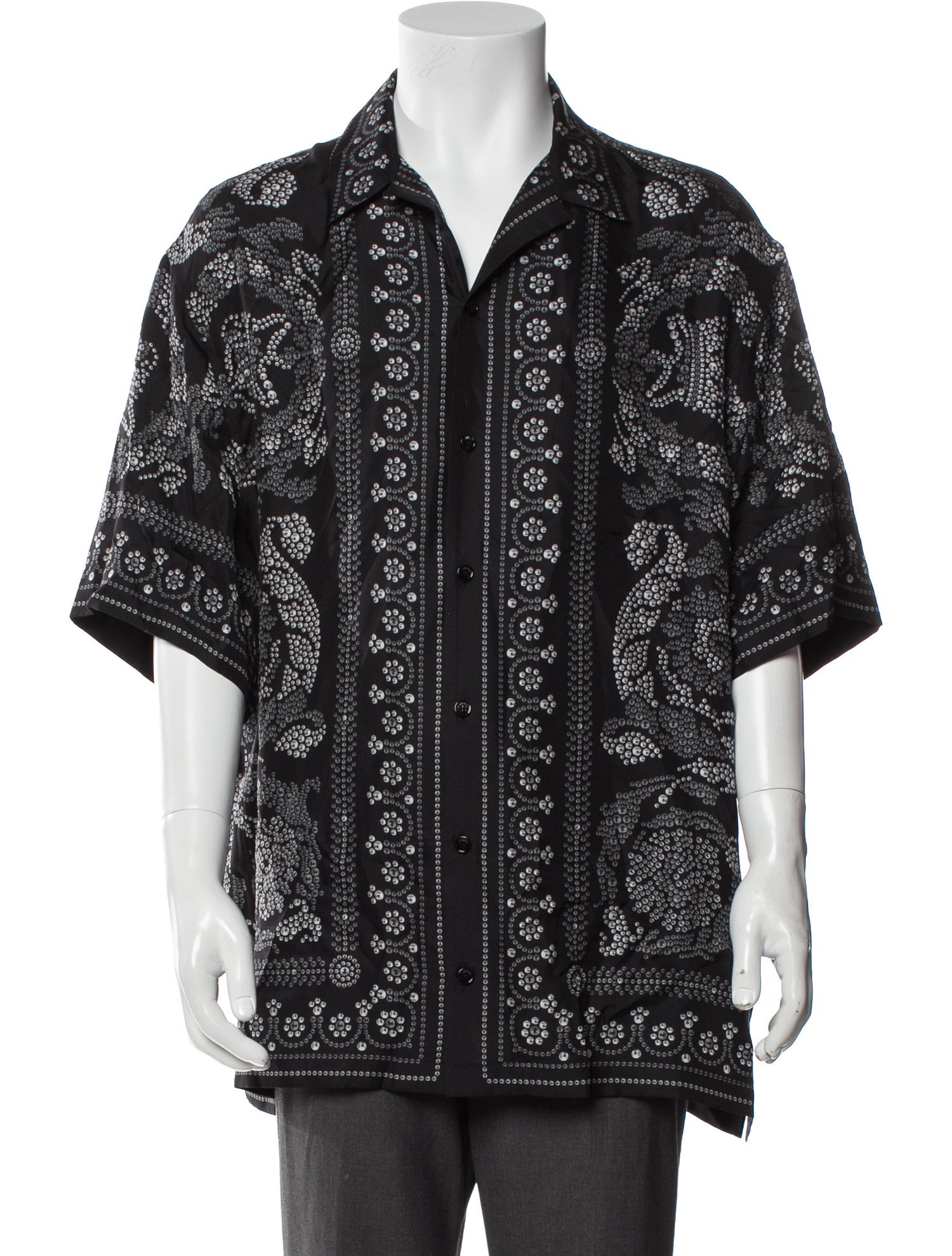 Versace Silk Printed Shirt
