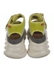 Versace Leather Colorblock Pattern Chunky Sneakers