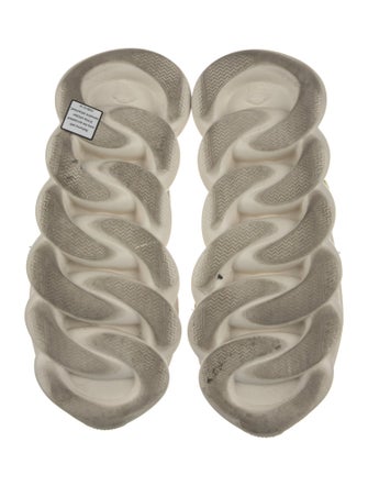 Versace Leather Colorblock Pattern Chunky Sneakers