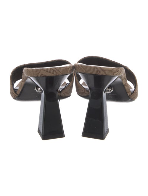 Versace Canvas Graphic Print Slides