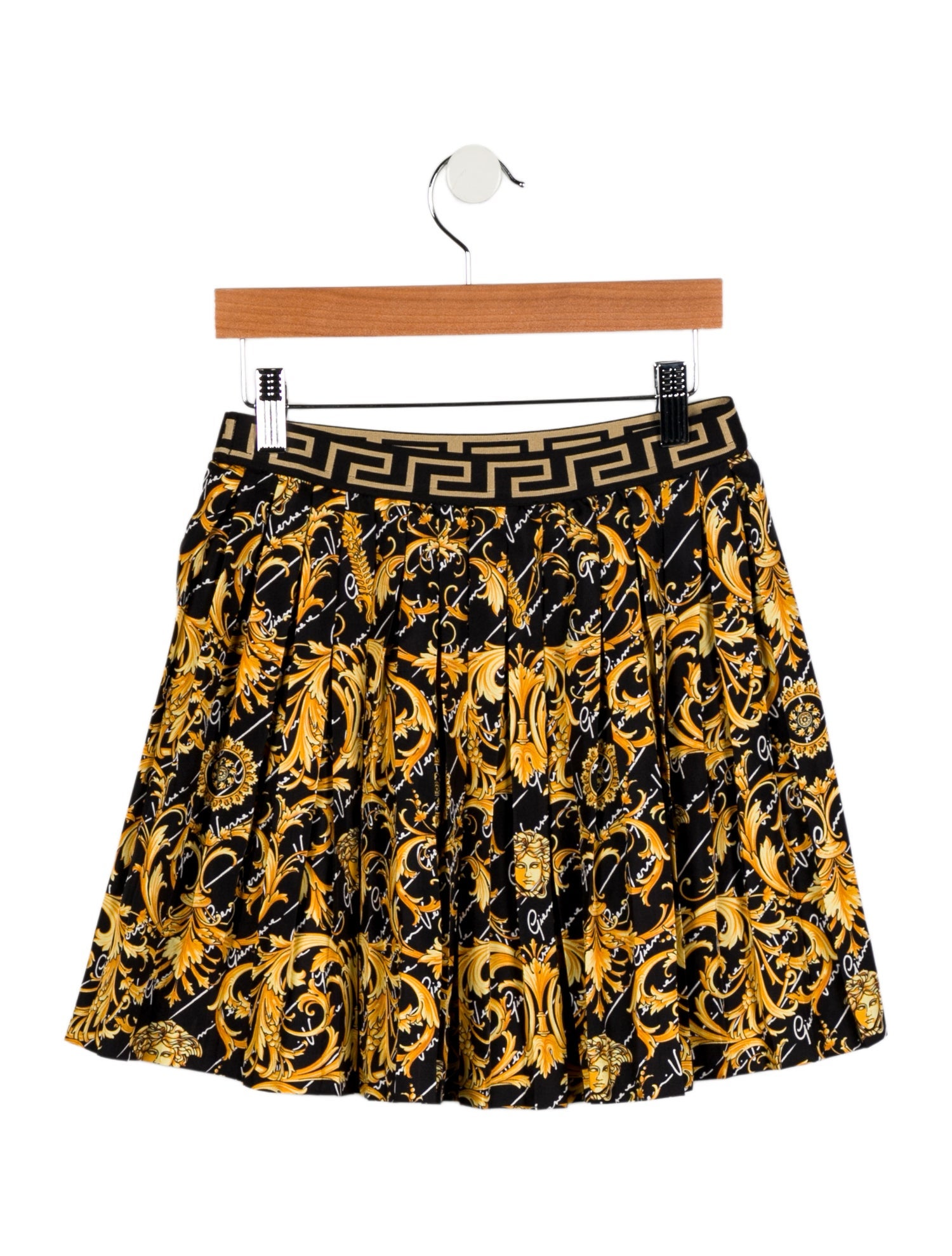Versace Girls' Pleated Skirt